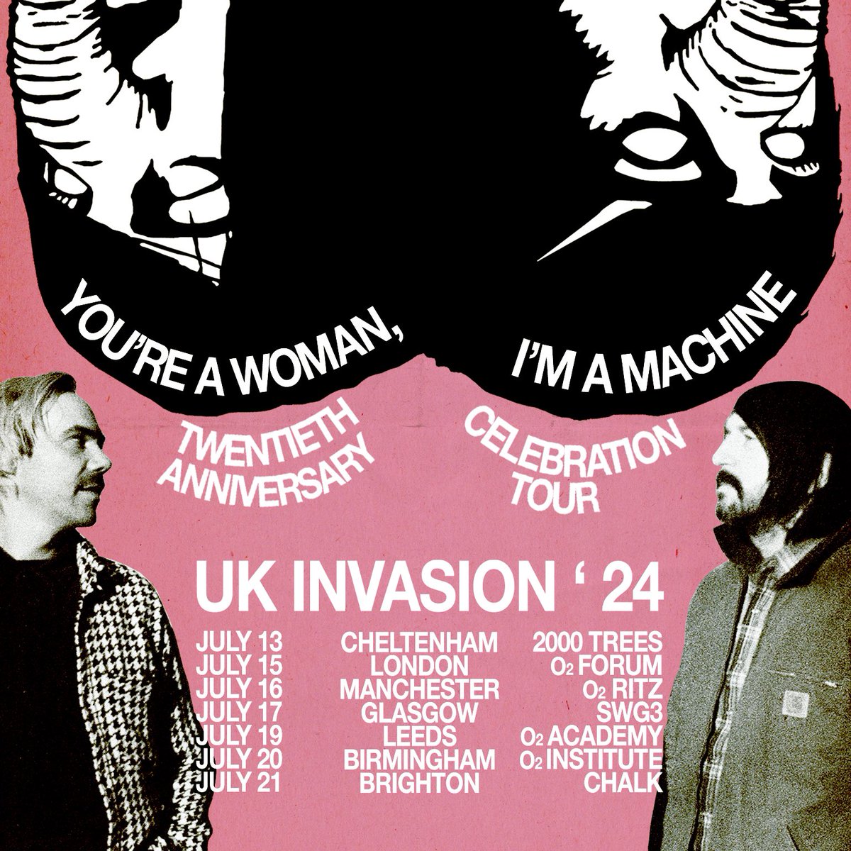 UK INVASION '24
DEATHFROMABOVE1979.COM/SHOWS
