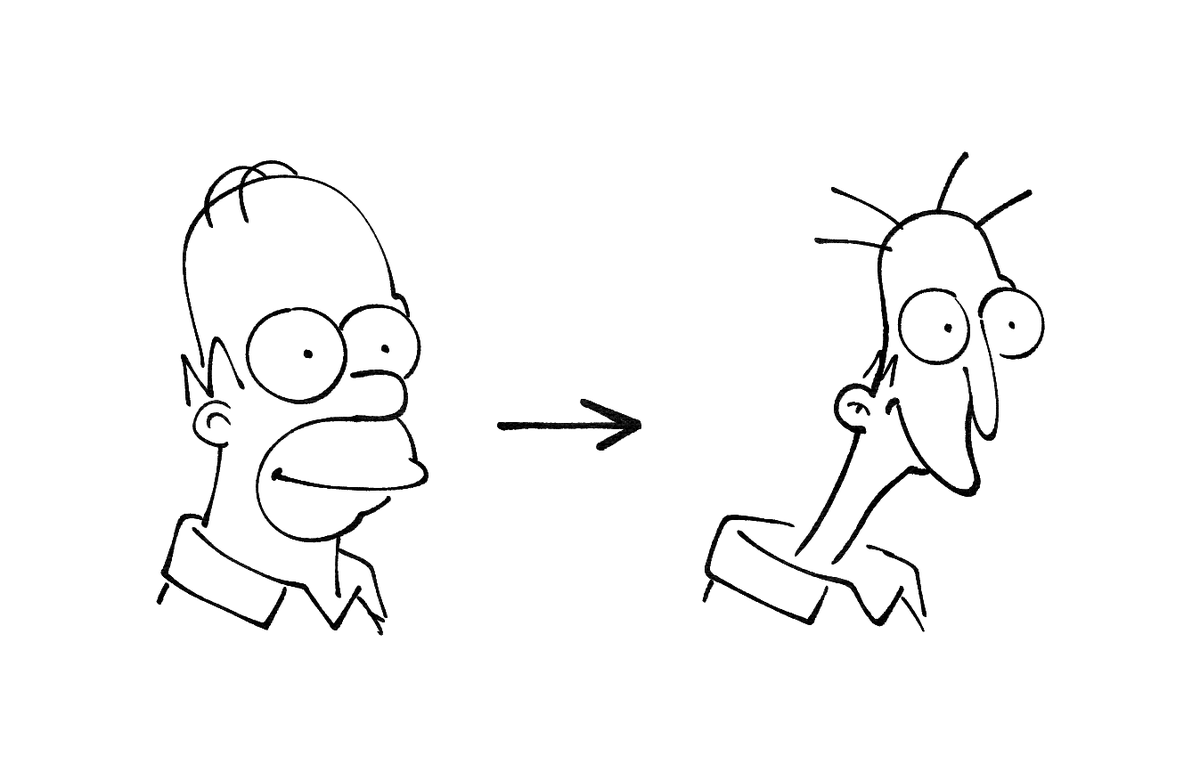 i dreamt a simpsons episode where homer got facial reconstruction surgery to look like this and everyone hated him for it