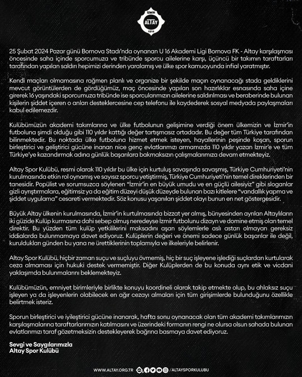 AltaySporKulubu's tweet photo. Açıklama;

🔗https://t.co/LhdH3tCrj0 https://t.co/FkgdrRYyKR
