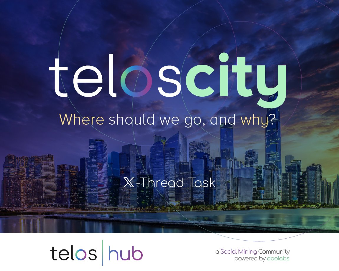 Adielevictor123's tweet photo. I want #Abacity to be the next #TelosCity because its where creativity thrives! Known for skilled artisans, it's an ideal place for the Telos community's gathering and networking. Join us in this vibrant hub of innovation!
A ๐งต
#Telos
@HelloTelos https://t.co/nDn2PuVBj9