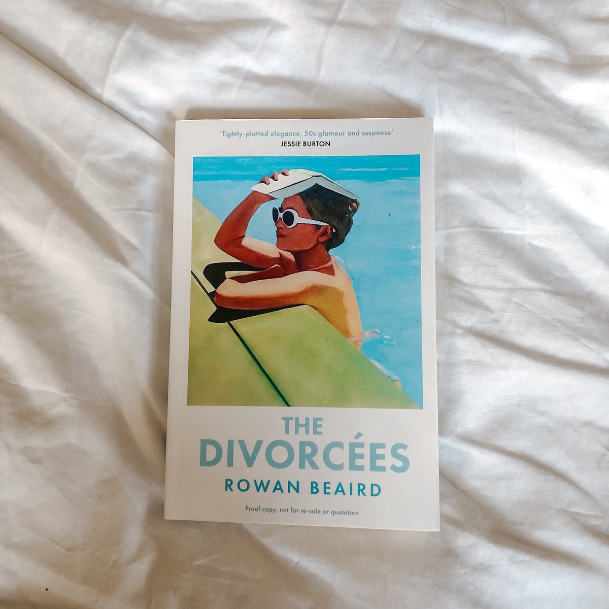 Thanks @ElliePilcher95 and @ZaffreBooks for sending me a proof of #TheDivorcees by @rebeaird! It sounds amazing!!