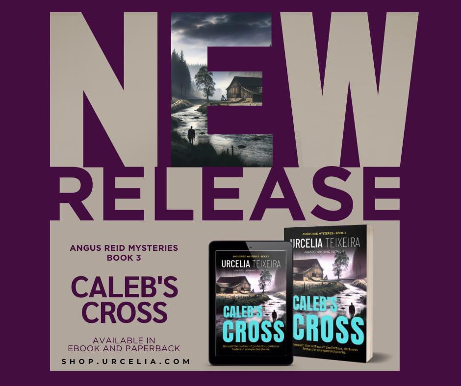 So excited! The newest addition to my Angus Reid Mysteries series is out now!

All retailers: 👉  books2read.com/CalebsCross
 
Urcelia Teixeira Store:  👉  books.urcelia.com/Calebs-Cross
 
Ebook   |   Paperback
 
📚OTHER BOOKS IN THIS SERIES:
Book 1: Jacob's Well
Book 2: Daniel's Oil