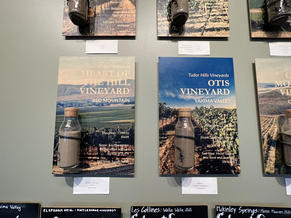 stormwatergirl's tweet image. And @MaryhillWinery also had the coolest wall about the soil their traps are grown in!  Made my #dirtnerd heart happy.