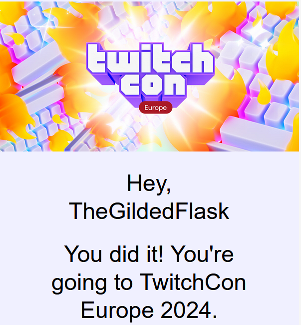 PapaXilion's tweet photo. I can now confirm that I will be going to #TwitchConEurope in Rotterdam, on June 29th &amp; 30th, representing @TheGildedFlask ! :D https://t.co/eE4FLuz1Od