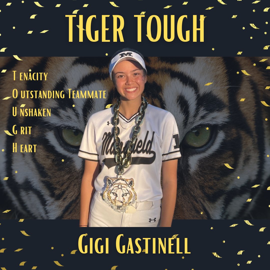 Junior, Gigi Gastinell was TIGER TOUGH Saturday. She also hit her 1st homerun of the season! 
💛🐯🖤
#FOREACHOTHER