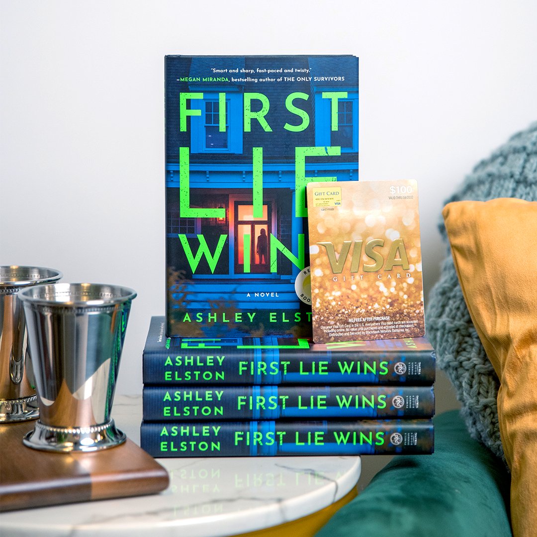 Enter for your chance to win the ultimate book club experience, complete with 10 signed copies of the #1 NYT bestseller First Lie Wins by @ashley_elston, a book club kit, Q&A with the author, mint julep cups and recipe, and a $100 VISA Gift Card! ⁣👉 bit.ly/49OpOX7
