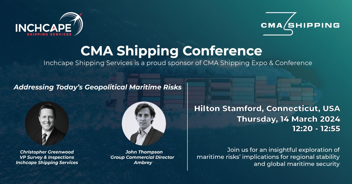 Join us for an insightful panel discussion on the 14th of March at 12:20 @CMAShipping #CMAShipping #Maritime #Conference