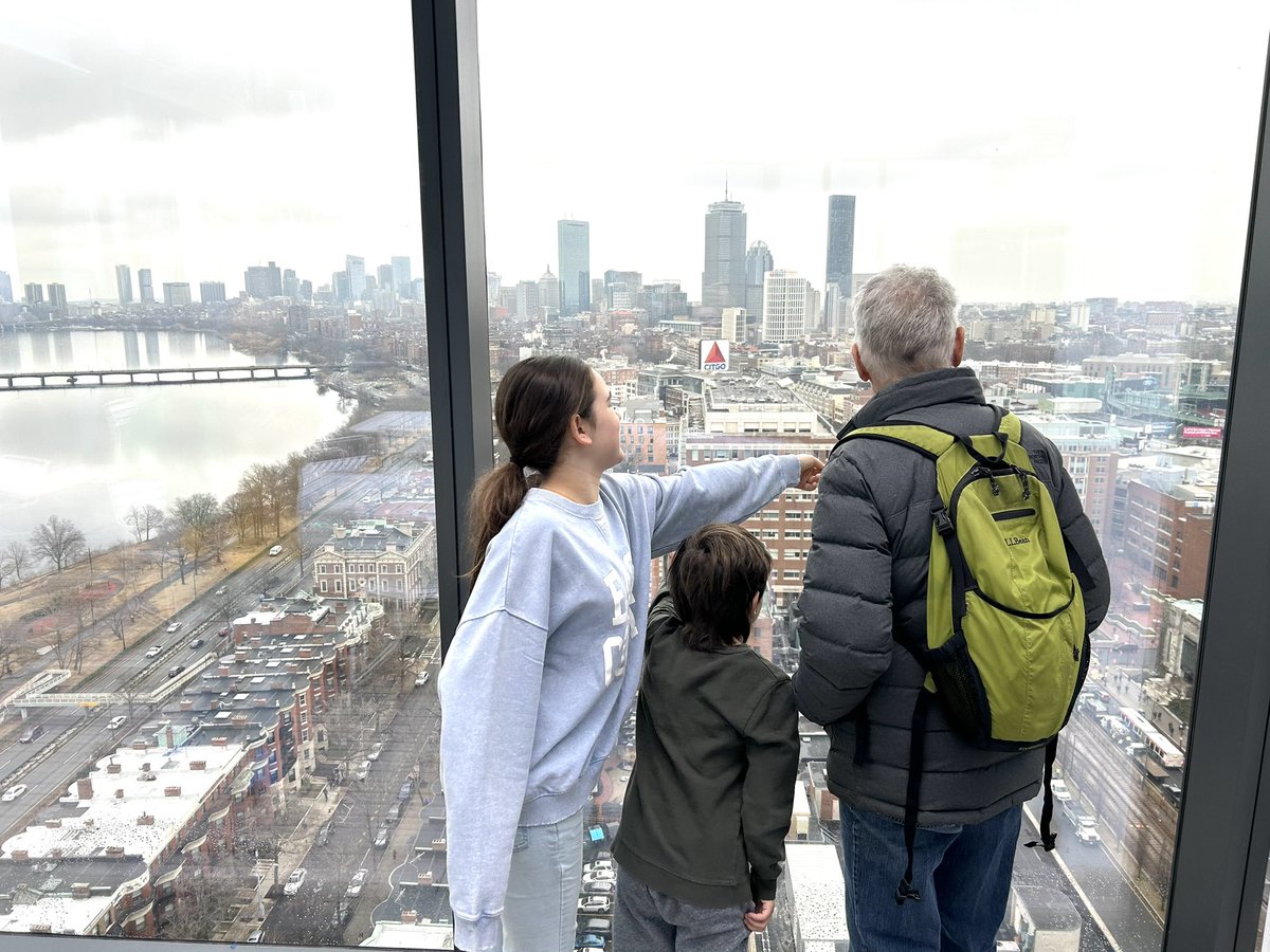 Seeing climate action is believing. Exciting day for my kids and their grandparents on a tour of Boston’s largest fossil-free building and BU’s first LEED Platinum building - the Center for Computing and Data Sciences. Thanks BU Sustainability for the tour!