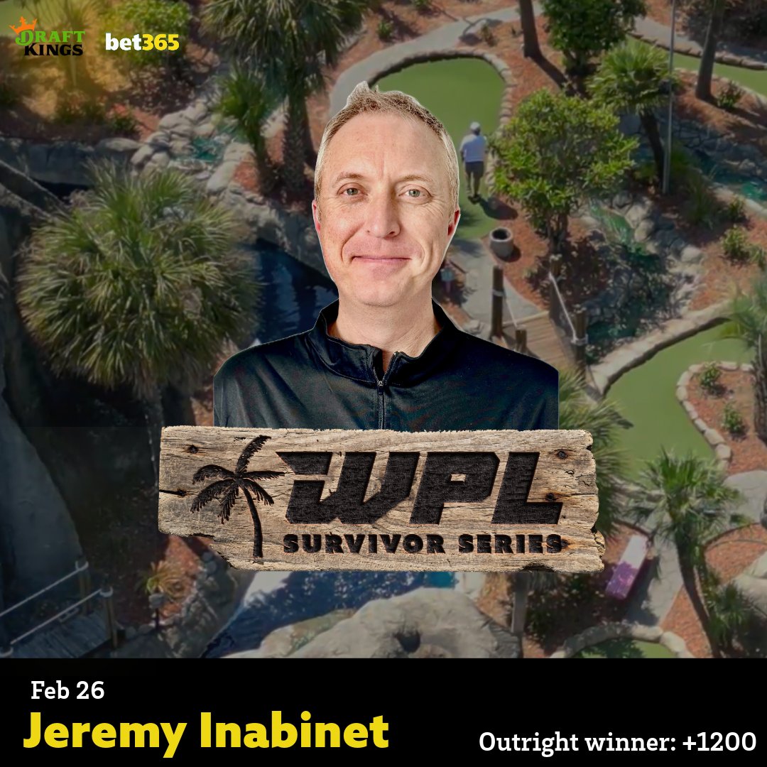 Chicago's underdog story. 

Watch Jeremy Inabinet put these odds to the test at WPL: Survivor Series. LIVE 1PM ET.

watch.proleaguenetwork.com/wpl/wpl-surviv…

#WorldPuttingLeague #SurvivorSeries #ProLeagueNetwork #PLN #minigolf #golf