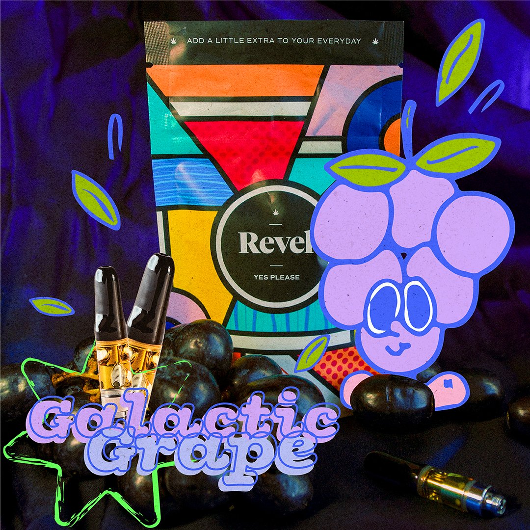 Take a monday mind trip out of this world with Galactic Grape By Revel! 💜🍇