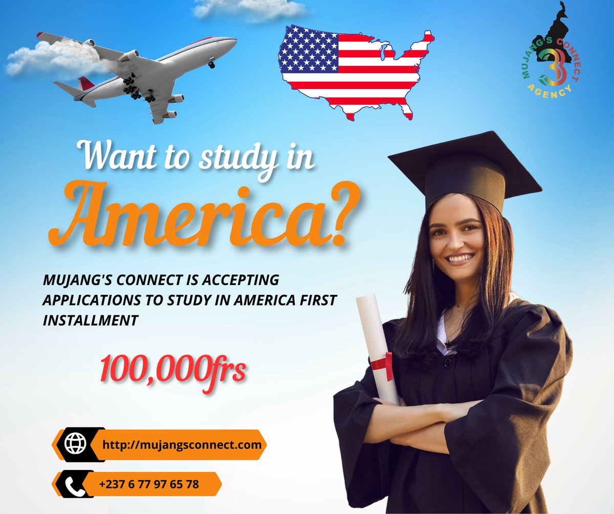 Don’t wait!

Study in American Now!

#studyusa #usa #america 
#education #college #study #student #university #studyabroad #students #studyabroad #studymotivation #ielts #learnenglish #visa #visitgermany #highereducation #internationalstudents
#mujang
#mujangs
#mujangscare