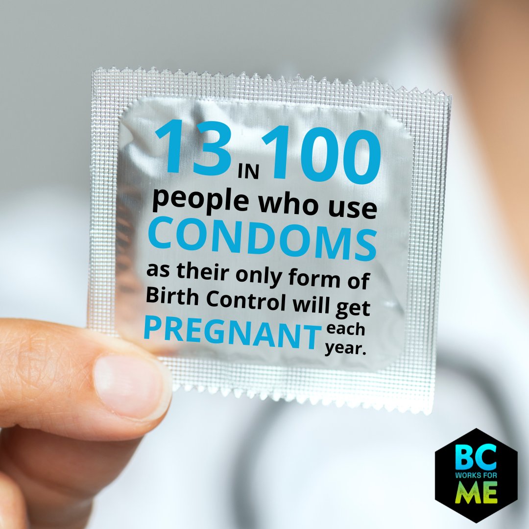 Condoms are 98% effective for preventing pregnancy, but it's essential to use them CORRECTLY! Remember:

🔹 Condoms can break
🔹 Check for an expiration date
🔹 Don't wear two external condoms
🔹 Don't use internal and external condoms at the same time

#BCWorksforMEDE
