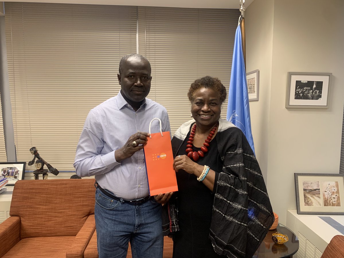 It was a pleasure to meet with H.E. Ambassador Mr. Lang Yabou of @MOFAGambia, former PR of The #Gambia to the @UN. It was a good opportunity to discuss #ICPD30 and ongoing work with @UNFPA to address harmful practices, including #FGM.

#GlobalGoals