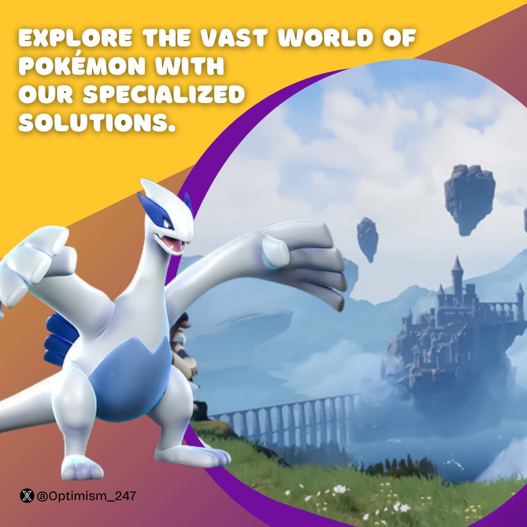 Optimism_247's tweet photo. Embark on a Pokemon journey like never before! 🌐✨ Unleash the power of our specialized solutions to explore the vast world of Pokémon. Are you ready to catch 'em all?
#Optimism247 #PokemonJourney #ScarletAndViolet #PokemonSecrets #EpicAdventures #ConquerChallenges https://t.co/8j6qNZMFp0