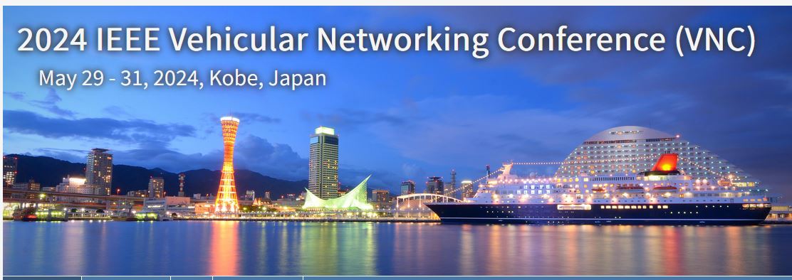 IEEE VNC 2024 Call For Papers is open until March 1st, 2024. Submit your research in vehicular networking,  connected &amp; automated driving, and other applications. Full and short papers are welcome. Sponsored by <a href="/ComSoc/">IEEE ComSoc</a>. More info ieee-vnc.org