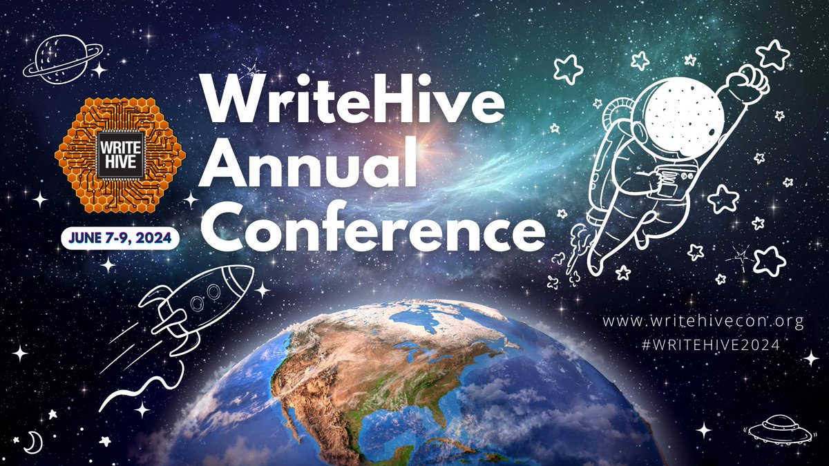 Applications are ✨NOW OPEN✨ for authors/professionals from marginalized communities who would like to participate in the 2024 WriteHive Annual Conference as panelists, presenters or workshop hosts. #WriteHive2024 writehivecon.org/2024-conferenc…