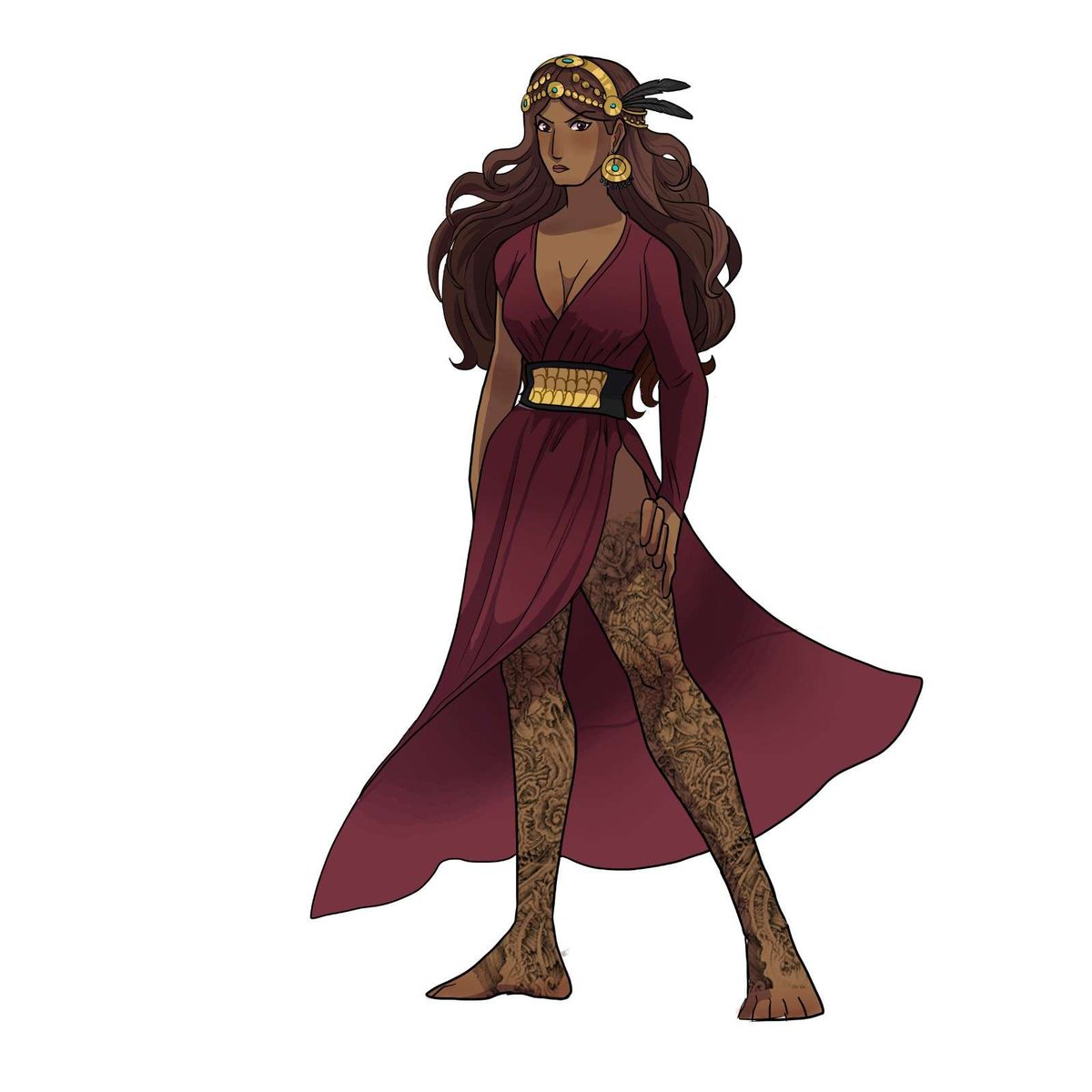 I thought I would let people get a glimpse of the Paracosm in Yl'fe. So, Let me introduce the queen of the Paracosm, Alia! (Art done by <a href="/TheEllen02/">Ellen Cranston</a>) #TTRPGs #ttrpgcommunity #tabletop