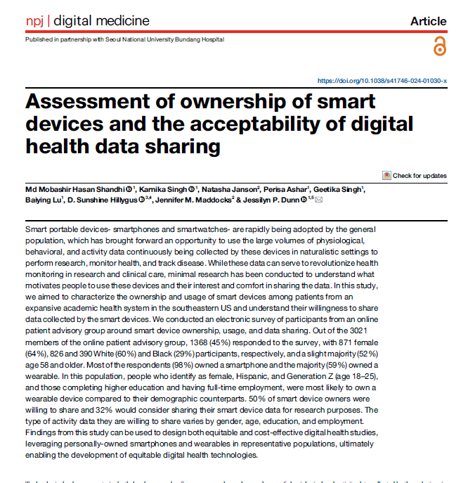 npj Digital Medicine tweet media