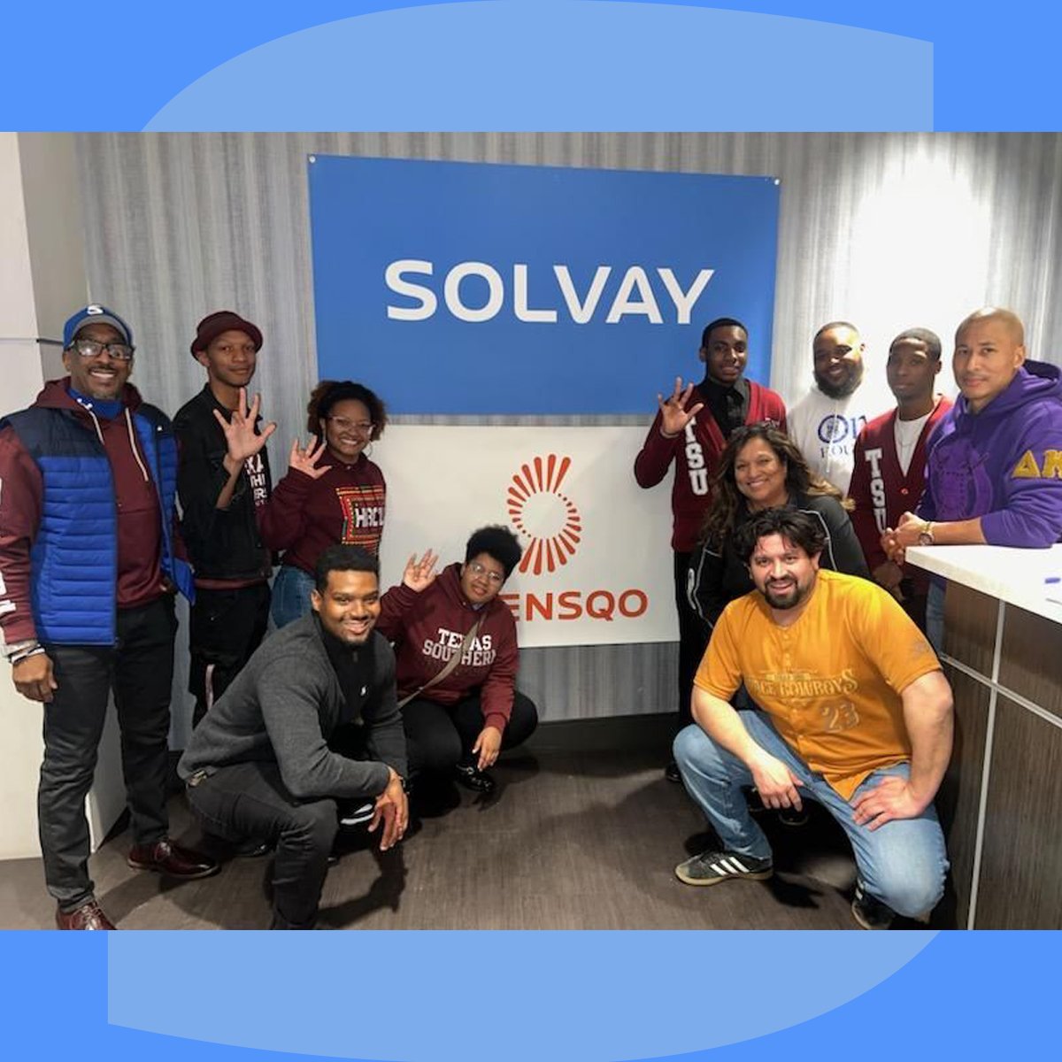 ⚾ We're honored to host top #STEM scholars from @TexasSouthern and @PVAMU at the #CactusJack HBCU Classic Great discussions on chemistry and sustainability in our daily lives. With #HBCU baseball’s top teams and community events, fun for all 🏆 Congrats to champs @PVAMUPanthers