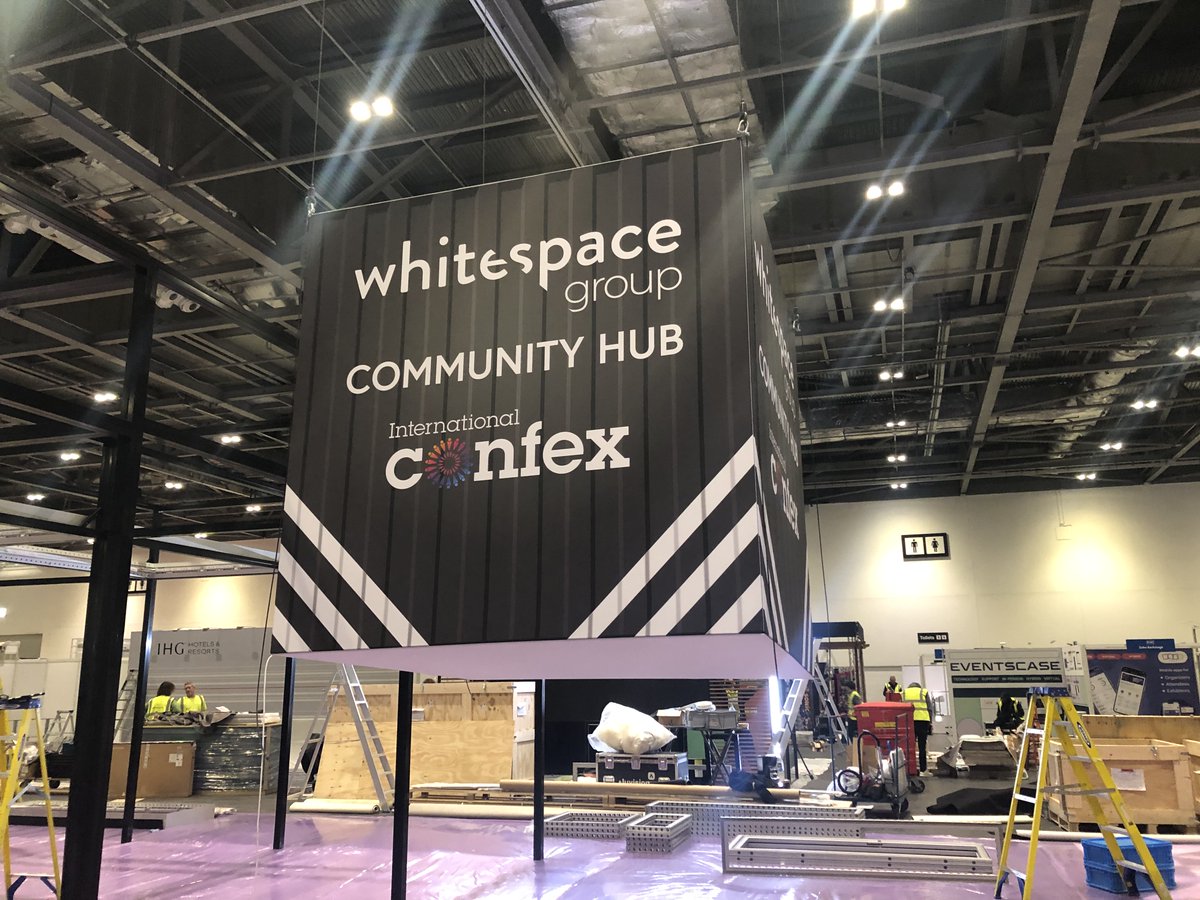 Build day has officially begun, with the Skyline Whitespace Community Hub taking shape! 🙌 Located at the heart of the floorplan, the Community Hub is your go-to for networking, catching up on emails, or simply enjoying a coffee ☕💻 More pics to come from the on-site team 👀