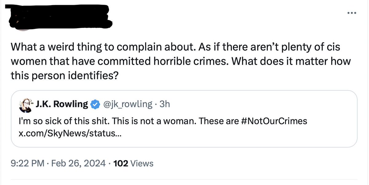 1. Crime statistics are rendered useless if violent and sexual attacks committed by men are recorded as female crimes. 2. Activists are already clamouring for this sadistic killer to be incarcerated in a women's prison. 3. Ideologically-driven misinformation is not journalism.