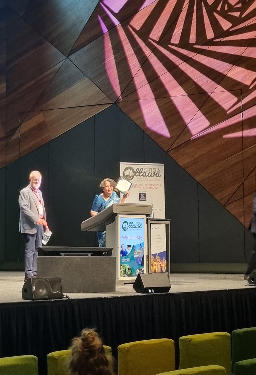 What a great achievement dear <a href="/VishnaDevi/">Vishna Devi Nadarajah</a> for the Ian Hart award❤️ Very well deserved. Thank you for representing Global South scholars in HPE. Super super proud of you !!!
Your remark on the importance of team and family was really heartwarming. 
#Ottawa2024