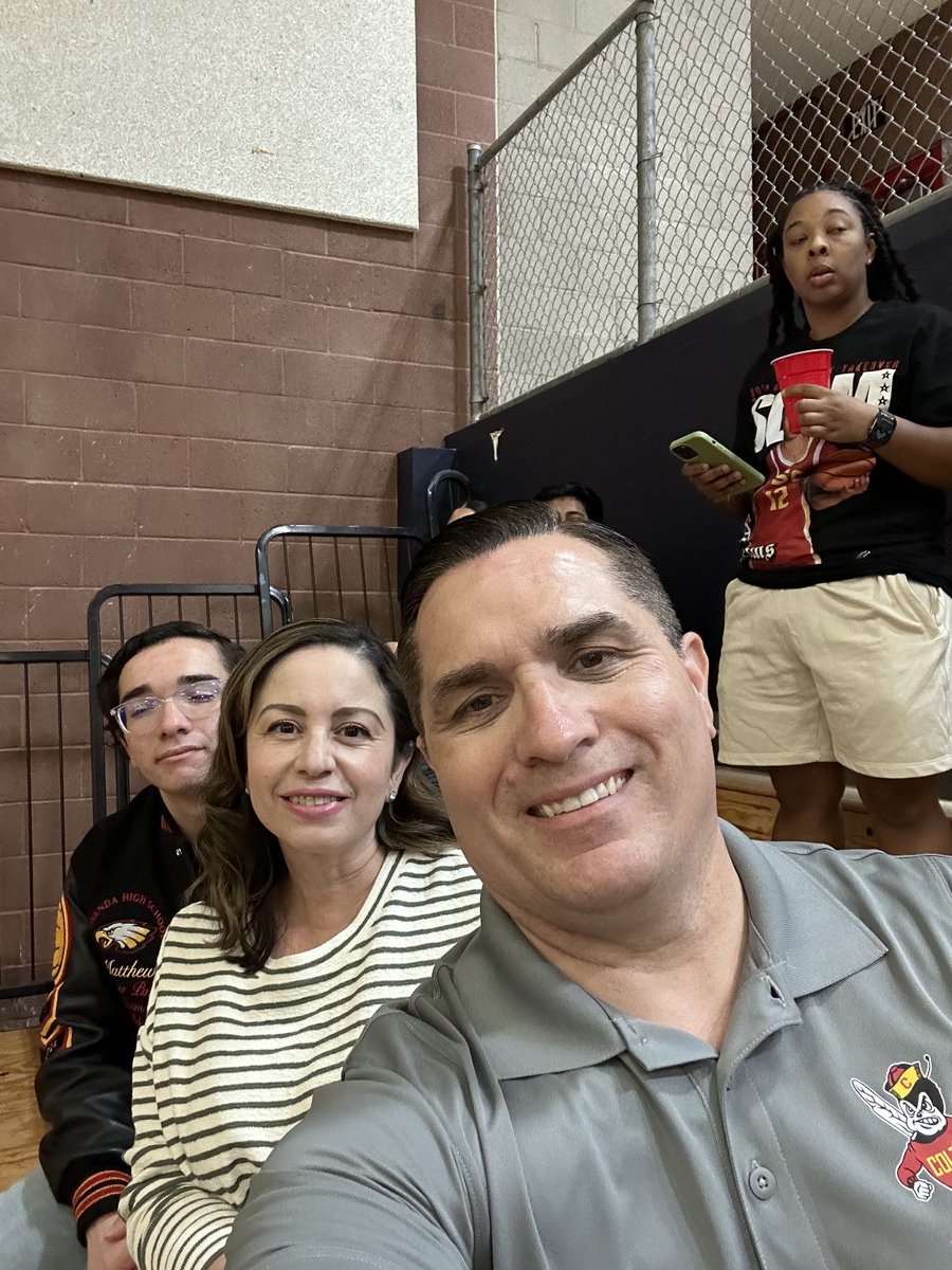 At the CHS Girl’s CIF-SS Championship game with my wife & son this Saturday. Our girl’s played with tremendous heart & left everything on the basketball court. Next they play in the State Tournament. ⁦@ColtonJUSD⁩ ⁦@ATH_CHS⁩ ⁦@CHSJackets_⁩