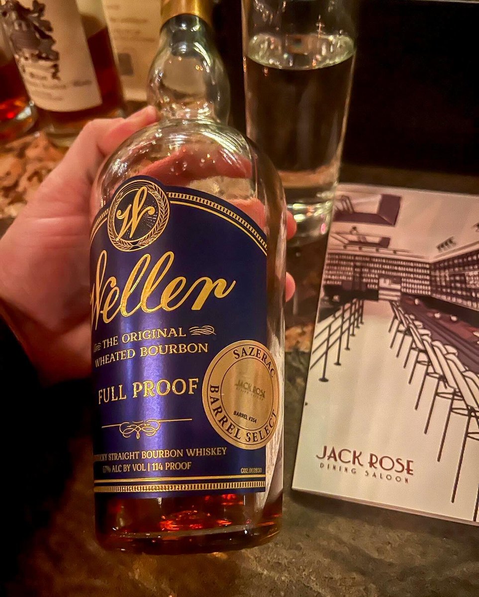 JackRoseinDC's tweet photo. Monday means all-night happy hour ($2 off beer/wine/bar bites) and heavily discounted whiskey pours! 🥃

Come for $10 drams of our new @wellerbourbon #fullproof, $5 pours of our new @blantons_bourbon + @buffalotrace, $10 classic cocktails! #friendsofthesaloon

📸: @hankhanna https://t.co/iGBx8SEjOT
