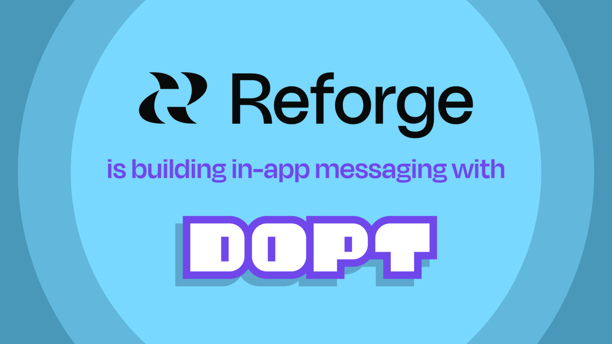 The new and improved universal growth loop: 1) build a great product 2) get Reforge on board as a customer 3) post about Reforge being a customer All jokes aside, as long time fans of their content, we couldn't be more excited to be working with the team at Reforge.