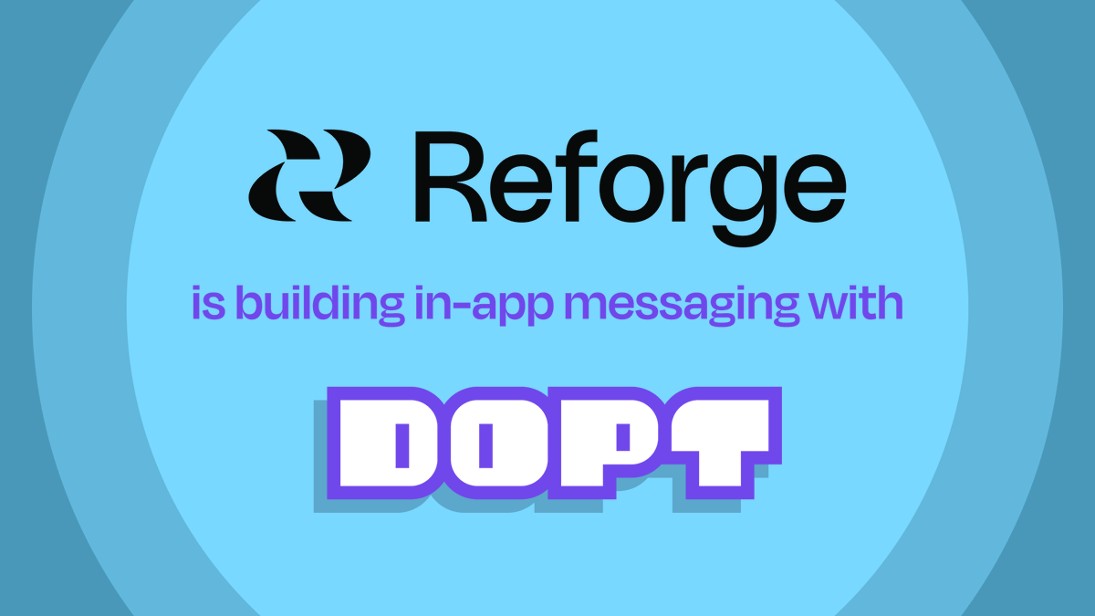 The new and improved universal growth loop:

1) build a great product
2) get Reforge on board as a customer
3) post about Reforge being a customer

All jokes aside, as long time fans of their content, we couldn't be more excited to be working with the team at Reforge.