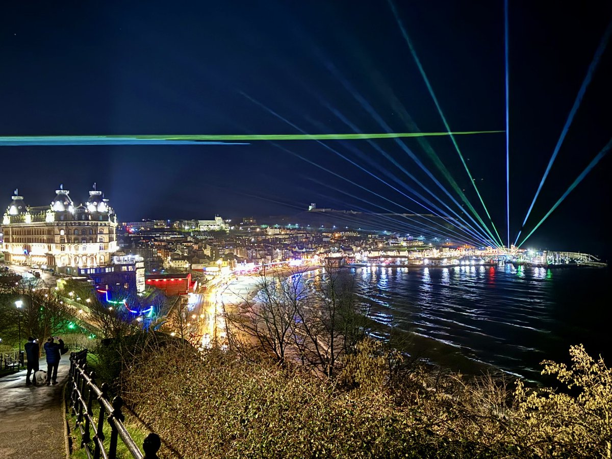 South Bay Scarborough tonight! See this display each night for the next week between 7 &amp; 10pm!