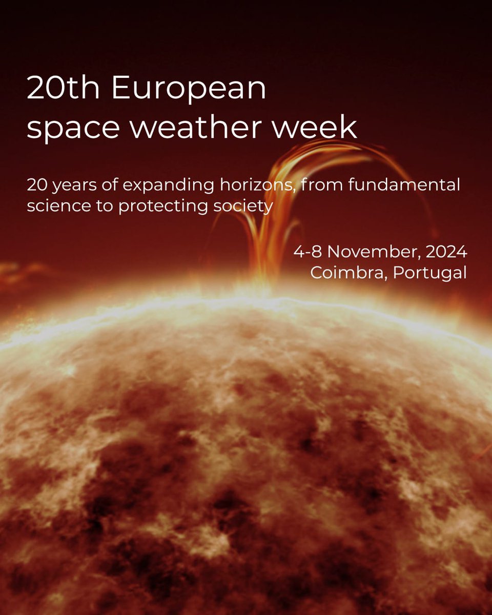 The first announcement of this year’s European Space Weather Week is here!!