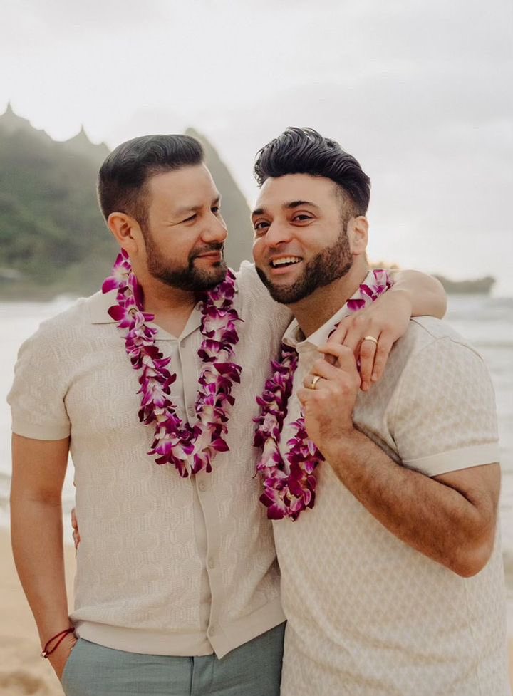 REVRYTV's tweet photo. Revry's #CultureQ and Queer TV Extravaganza icon @PercyRustomji is ENGAGED!!! Congratulations to you both! 💍💍💍 https://t.co/W3Tpfo9VRO