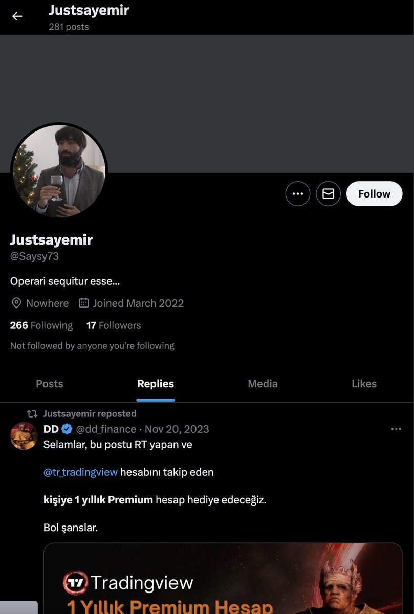 NGMI26726737's tweet photo. @TraderJudge @Paylnn_S @SSofraci @Saysy73 Son tweeti 20 kasım 2023'deki rt olan hesaba bu çekiliş nasıl çıktı? :D Çekiliş linkini paylaşır mısınız? https://t.co/zvsqdvNAQ2
