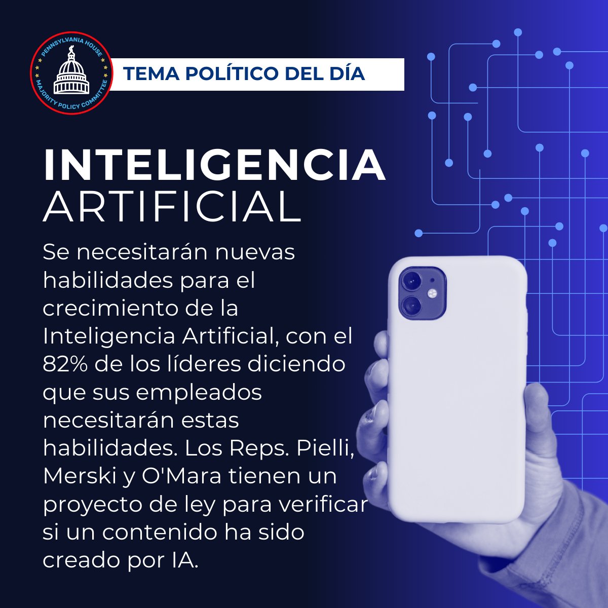 PADemPolicy's tweet photo. TOPIC: Artificial Intelligence // DAILY DEM POLICY POINT https://t.co/QafWf7qpFH