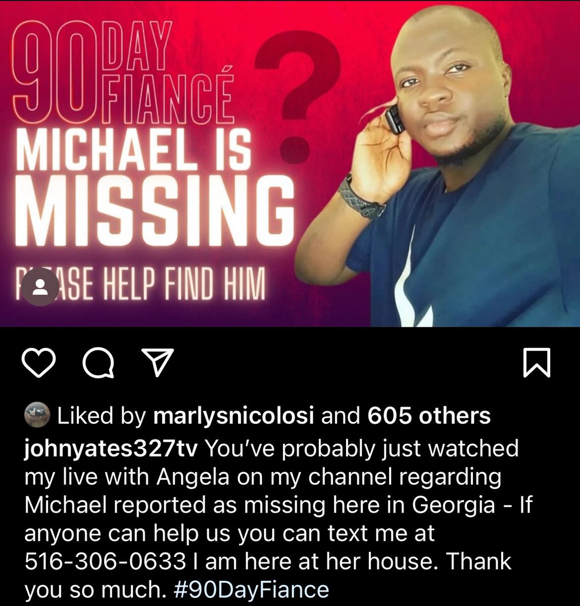 oucrimsongirl's tweet photo. If (and it’s a big “if”) this is true that Michael is missing, I hope he’s safe & far away from Angela.
#90DayFiance https://t.co/aDcKsJeK22