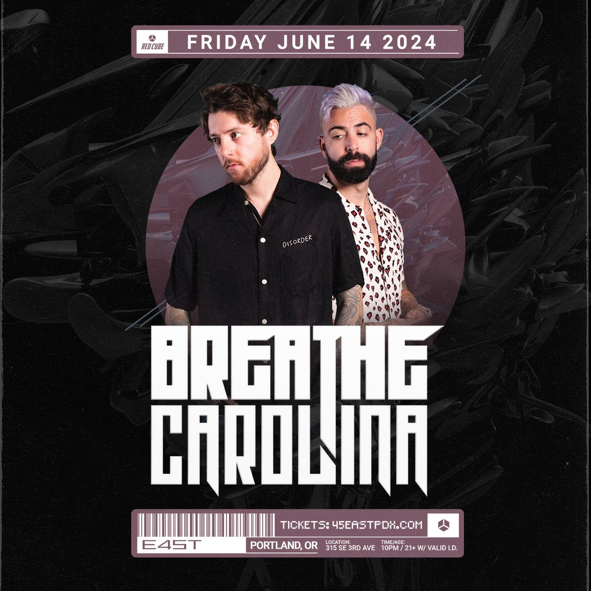 Surrender to the rhythm! 🔊🎶 Get ready to feel the non-stop energy of @BreatheCarolina when they pull up to the club on Friday, June 14th! 🔥