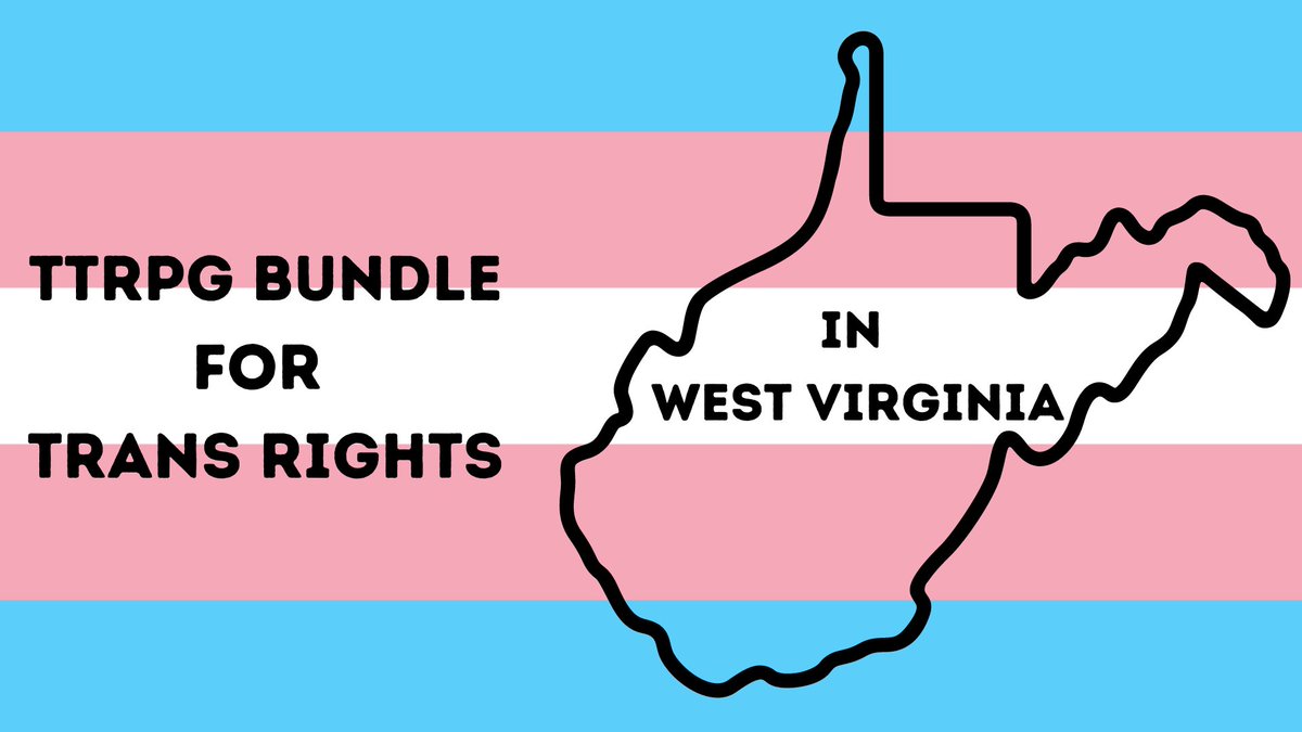 IlanaNight13's tweet image. 🏳️‍⚧️ Hey everyone! The Jam for #TransBundle2024 is open! TTRPGs for Trans Rights is benefiting Project Rainbow, West Virginia's only LGBTQ+ shelter and advocacy center!

Submissions are open through March 23rd, with the bundle starting shortly after!
itch.io/jam/ttrpgs-for…