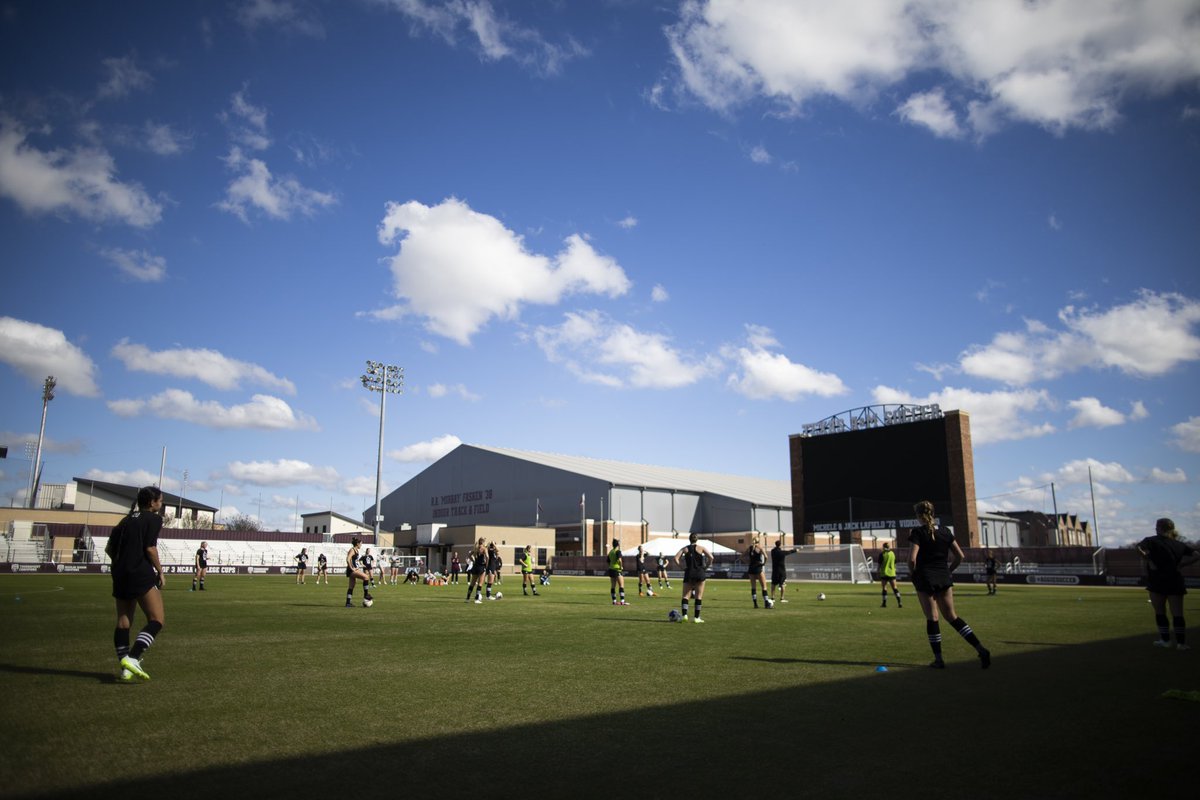 AggieSoccer's tweet photo. Soccer at Ellis THIS Sunday‼️🆓⚽️

First competition day of the spring season gets started at 1pm and admission is free!

vs DBU at 1pm
vs Houston at 5pm

#GigEm | 👍 https://t.co/ViUw0pqfFX