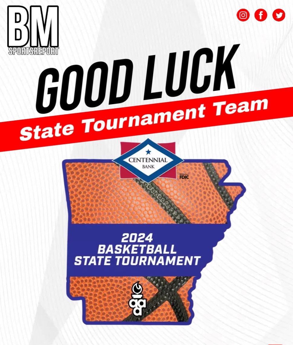 Good Luck to all the State Tournament Teams from BM Sports Report.