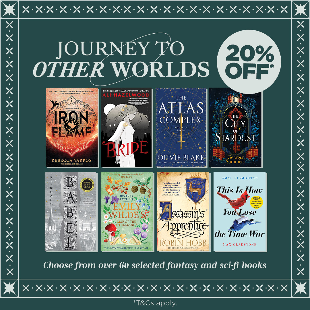 Journey to other worlds with 20% off over 60 Fantasy and Sci-Fi reads!⁠ dymocks.shop/jtow ⁠ Discover the full list of selected titles online and in-store now.