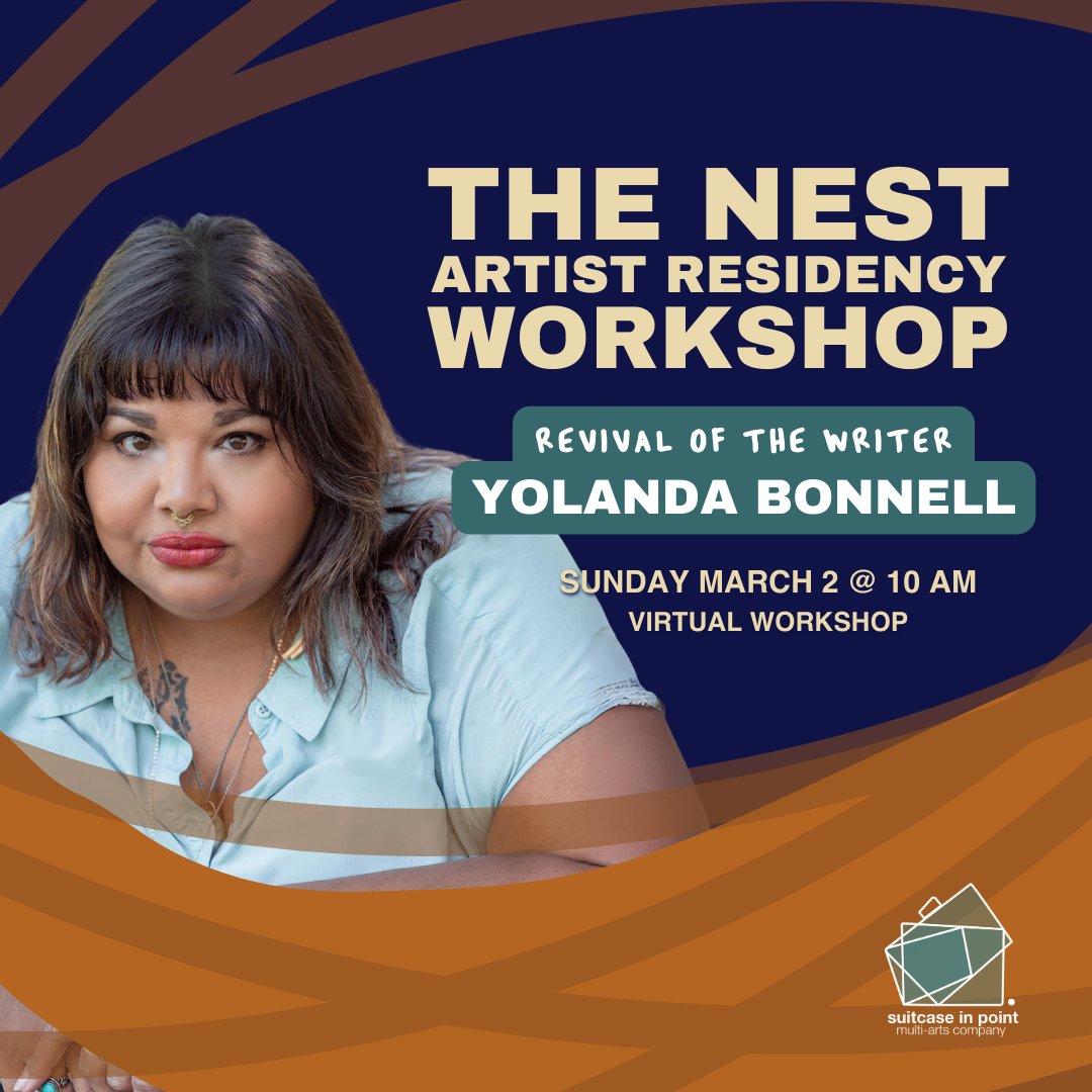 suitcaseinpoint's tweet photo. Sharpen your pencils - it's time for our "Revival of the Writer" workshop with @Yolanda_Bonnell!✏️

Join us this Saturday March 2 from 10 AM - 12 PM to delve into storytelling techniques and unleash your writing potential. Register now: https://t.co/OkZ4HaADy6 https://t.co/0wDmv0x82y