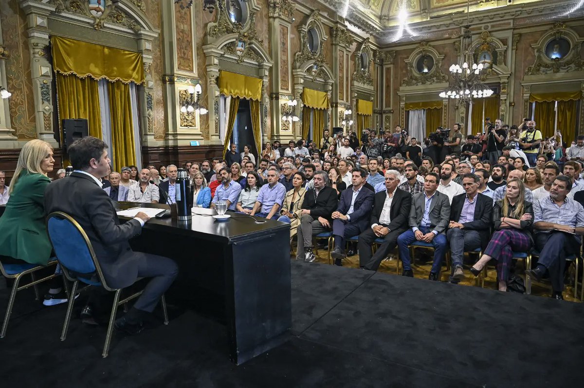 Acompañamos al gobernador <a href="/Kicillofok/">Axel Kicillof</a> frente a la eliminación del Fondo para el Fortalecimiento Fiscal de la Provincia de Buenos Aires.

No dejemos que el gobierno nacional ate de pies y manos a la Provincia de Buenos Aires.

Basta del ajuste a las provincias.