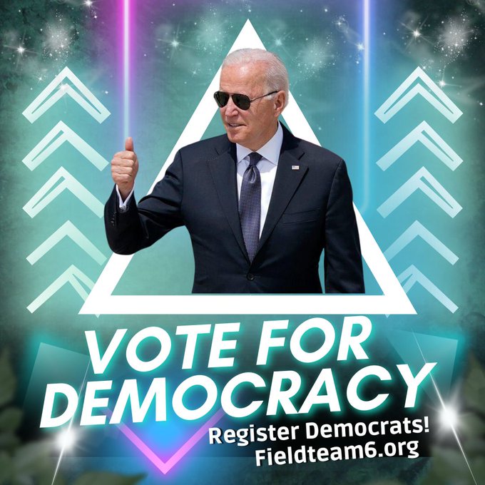 @JasonBerlin @fieldteam_6 Why vote Trump? Biden’s old. So you want to vote for the racist, fascist, rapist who wants to ban abortion, IVF, contraception, and recreational sex because … he’s three years younger? Age is Biden’s Superpower! The experience we NEED! #Voterizer #AgeIsJoesSuperPower