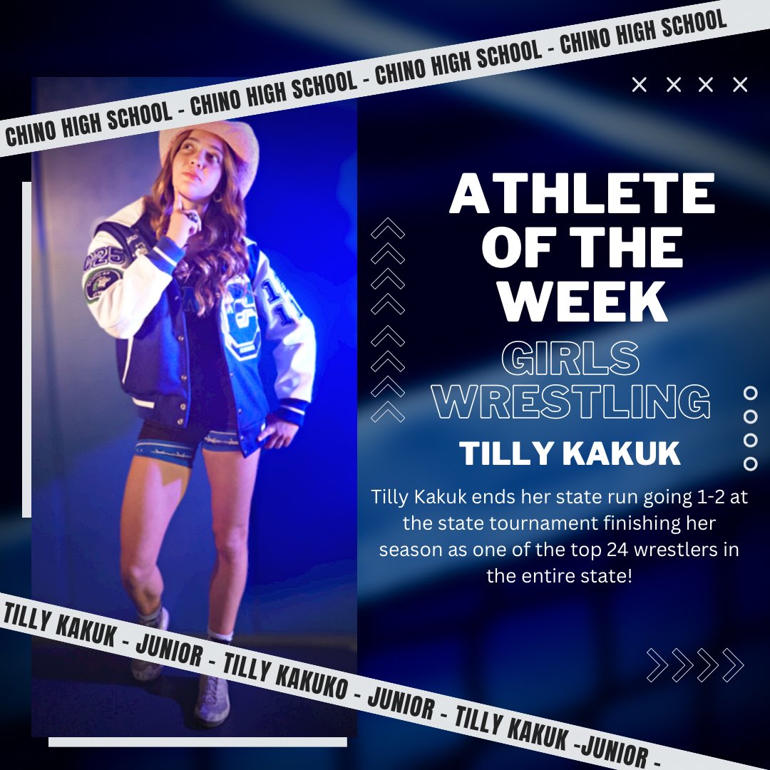 CHSSportBooster's tweet photo. Introducing our Chino High Athletes of the week! https://t.co/PG8QLkh0PA