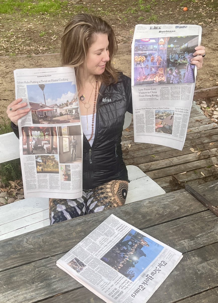 My <a href="/nytimes/">The New York Times</a> story on houses transforming into culinary hubs was on the cover of this weekend’s Business section! 🏘️🍽️