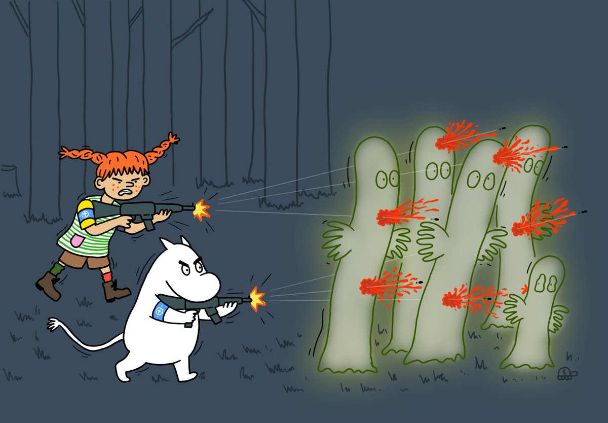 Pippi och Mumin på plats i mellanöstern för att försvara handelsvägar