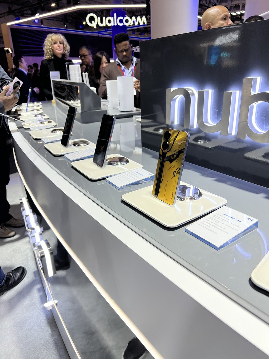 robert_cfg's tweet photo. Chip shortage over…phones are back at #mwc24 https://t.co/1evJ8wVWNy