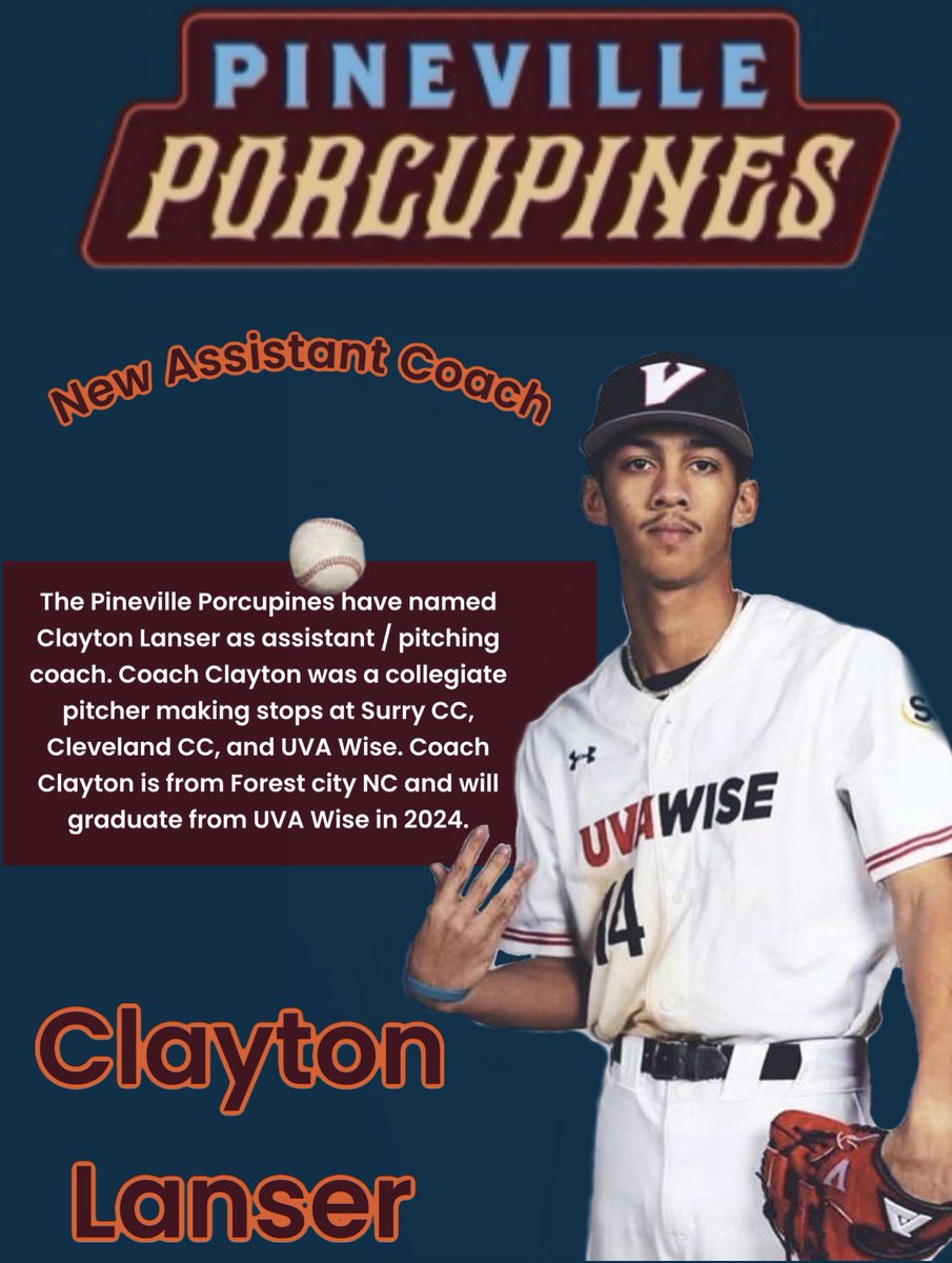 The Porcupines would like to announce the new Head Coach and Assistant Coach for the 2024 season 🦔