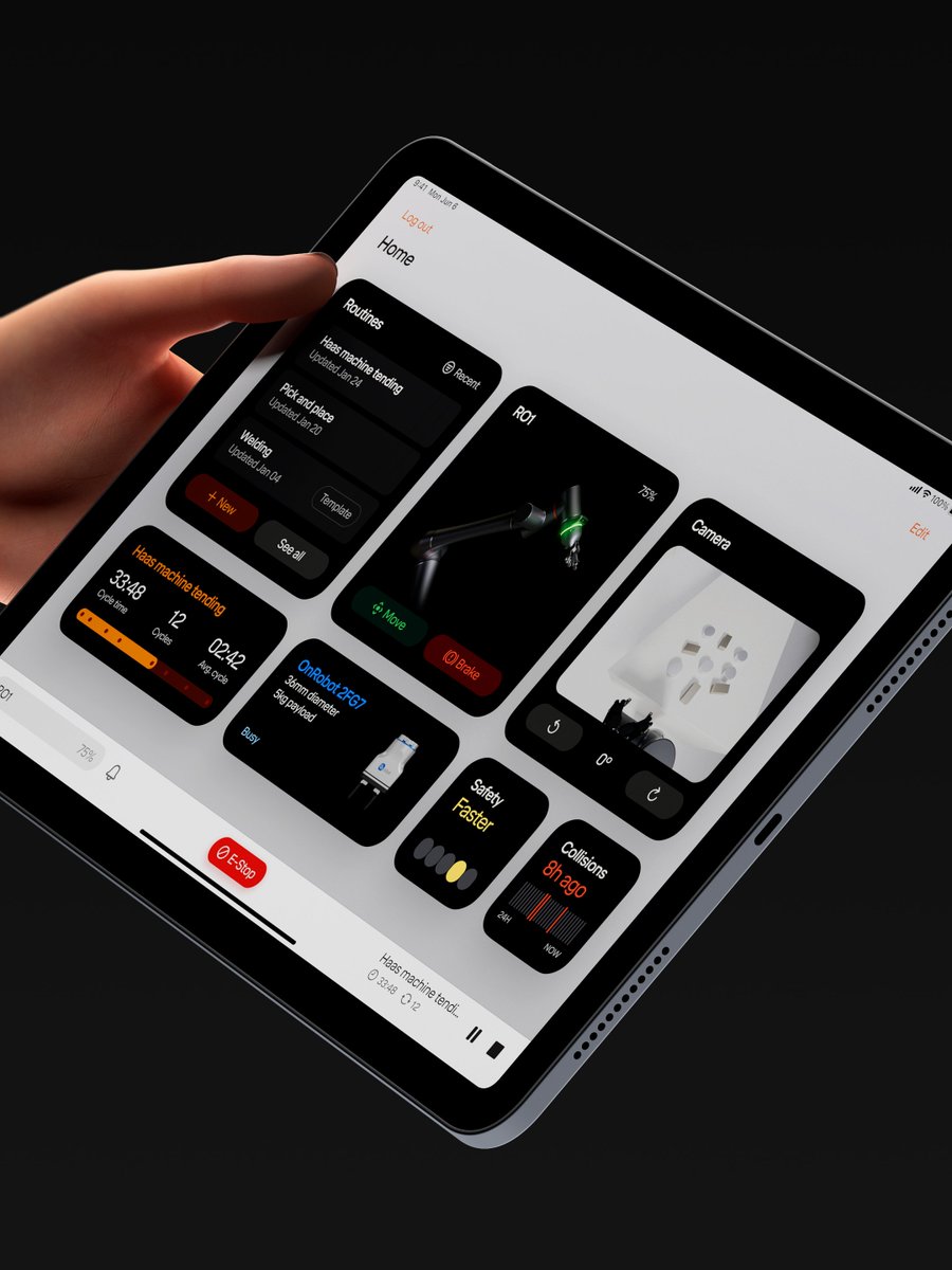 jeremygoldbrg's tweet image. This is robotics software I designed in 2023.
Today, human operators use it to control and program robots.

How do you think we&apos;ll interact with robots when they all have advanced AI?